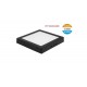 Downlight panel Cuadrado LED Superficie Negro 7W CCT